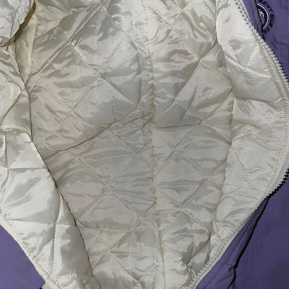 Bum Equipment Purple Baby Snowsuit Vintage Hooded Zippered 9 Month - Picture 6 of 7